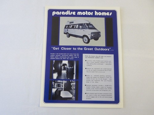 1970 paradise camper van - 1970's,
