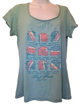 Fat Face Vintage Green T-Shirt