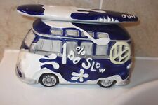 ocuk hand painted blue + white